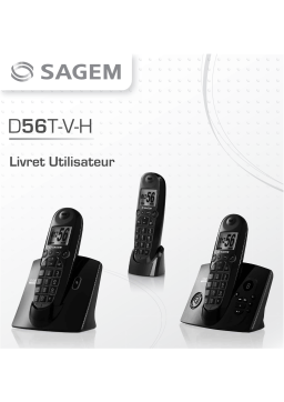 Sagem D56V Manuel utilisateur