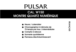 Pulsar W150 Manuel utilisateur