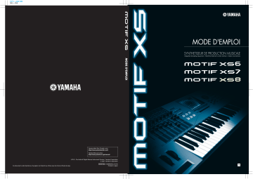 Manuel du propriétaire | Yamaha MOTIF XS8 Manuel utilisateur | Fixfr