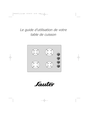 STG24FF1 | STG20BF1 | STG23BF1 | STG27BF1 | Manuel du propriétaire | sauter STG24BF1 Manuel utilisateur | Fixfr