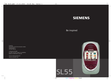 Siemens SL55 Mode d'emploi | Fixfr