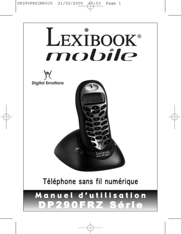 Manuel du propriétaire | Lexibook DP290FRZ Manuel utilisateur | Fixfr