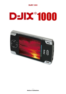 D-JIX 1000 Manuel utilisateur