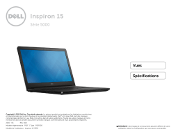 Dell Inspiron 5552 laptop spécification