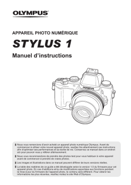 Olympus Stylus 1 Manuel utilisateur