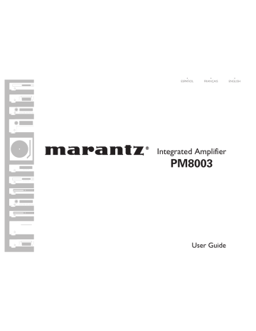 Marantz PM8003 Manuel utilisateur | Fixfr