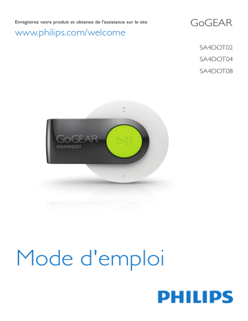 SA4DOT04 | Philips SA4DOT08 Mode d'emploi | Fixfr