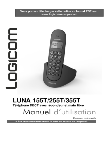 Manuel du propriétaire | Logicom Luna 155T Manuel utilisateur | Fixfr