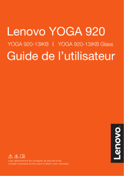 Lenovo Yoga 920 13IKB Manuel utilisateur