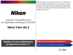 Nikon View 3.1 Manuel utilisateur