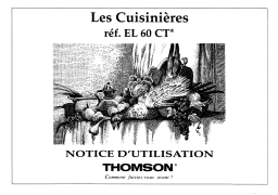 Thomson EL60CT Manuel utilisateur