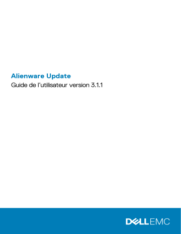 Alienware Update Manuel utilisateur | Fixfr