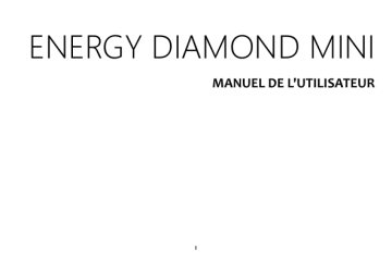 Blu Energy Diamond Manuel du propriétaire | Fixfr
