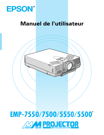 Manuel du propriétaire | Epson Emp-7550 Manuel utilisateur | Fixfr