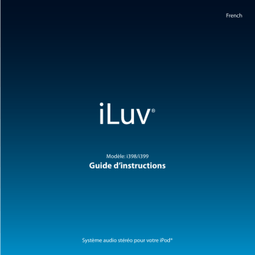 iLuv I399 Manuel utilisateur | Fixfr
