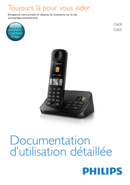 Philips D605 Manuel utilisateur