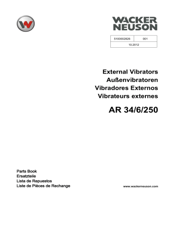 Wacker Neuson AR34/6/250 Concrete compaction in prefabricated concrete factory Manuel utilisateur | Fixfr