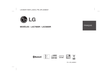 LG LAC7800R Manuel du propriétaire | Fixfr