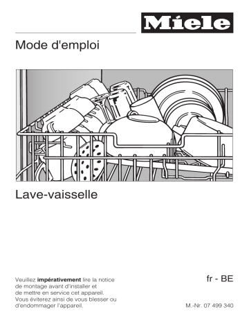 Manuel du propriétaire | Miele G-1022 Manuel utilisateur | Fixfr