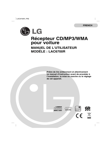 LG LAC6700R Manuel du propriétaire | Fixfr