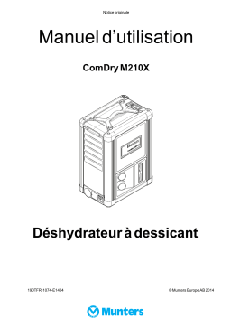 Munters ComDry-M210X Manuel du propriétaire