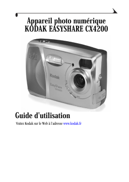 Kodak EasyShare CX4200 Manuel utilisateur