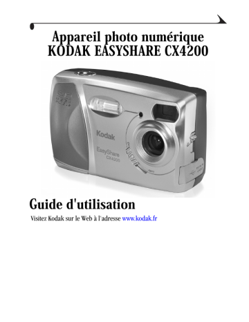 Mode d'emploi | Kodak EasyShare CX4200 Manuel utilisateur | Fixfr