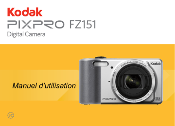 Manuel du propriétaire | Kodak FZ151 Manuel utilisateur | Fixfr