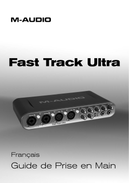 M-Audio Fast Track Ultra Manuel utilisateur