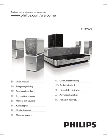 Manuel du propriétaire | Philips HTS9520 Manuel utilisateur | Fixfr