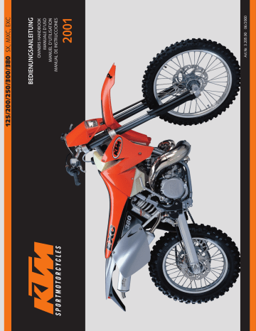 Manuel du propriétaire | KTM 380 MXC Manuel utilisateur | Fixfr