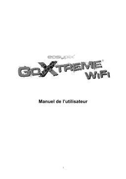 Easypix GoXtreme Wi-Fi Manuel utilisateur