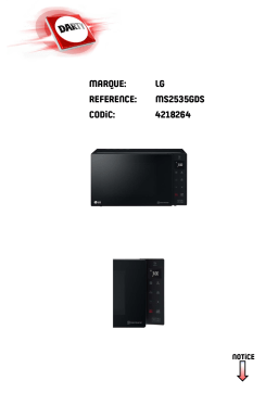 LG MH6565CPST Manuel utilisateur