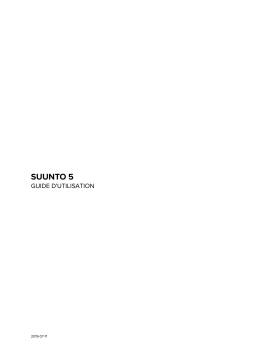 Suunto 5 Manuel utilisateur