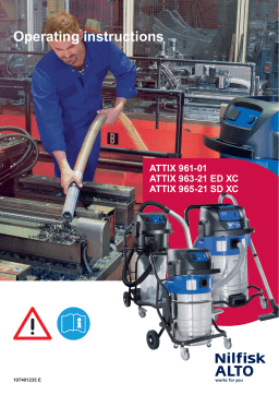 Nilfisk-ALTO ATTIX 963-21 ED XC Manuel utilisateur