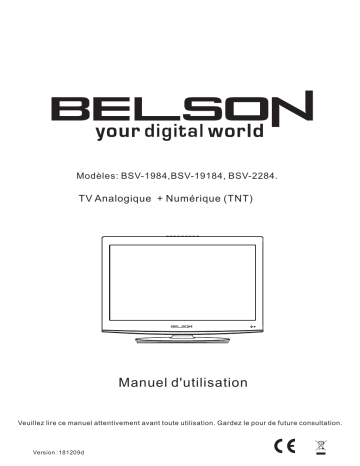 Manuel du propriétaire | Belson BSV-19184 Manuel utilisateur | Fixfr
