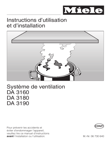 Manuel du propriétaire | Miele DA 3180 Manuel utilisateur | Fixfr