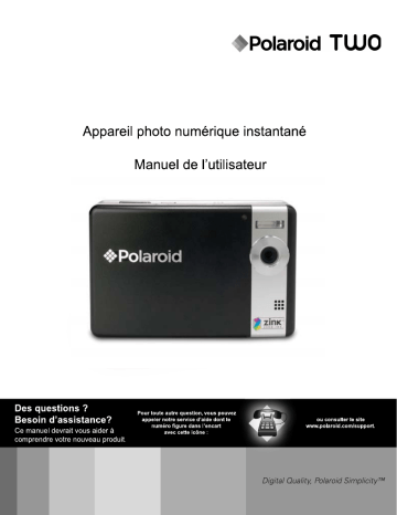 Mode d'emploi | Polaroid Two Manuel utilisateur | Fixfr