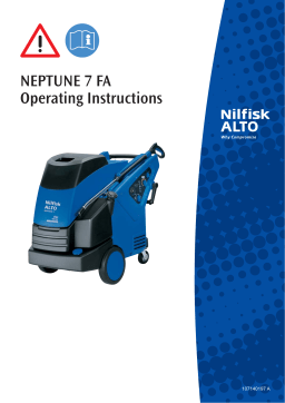 Nilfisk-ALTO NEPTUNE 7 FA Manuel utilisateur