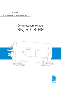 Tecumseh COMPRESSEURS ROTATIFS RK Manuel utilisateur