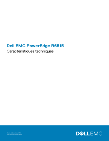 Dell PowerEdge R6515 server Manuel du propriétaire | Fixfr
