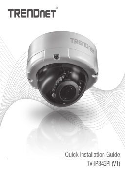 Trendnet TV-IP345PI Indoor / Outdoor 4 MP Varifocal PoE IR Dome Network Camera Manuel utilisateur