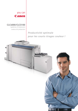 Canon CLC 4000 Manuel utilisateur