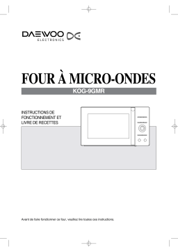 Daewoo KOR5A17 Manuel utilisateur