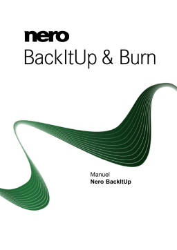 Nero BACKITUP AND BURN Manuel utilisateur