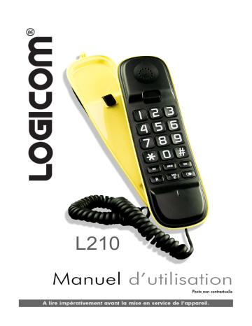Manuel du propriétaire | Logicom L210 Manuel utilisateur | Fixfr