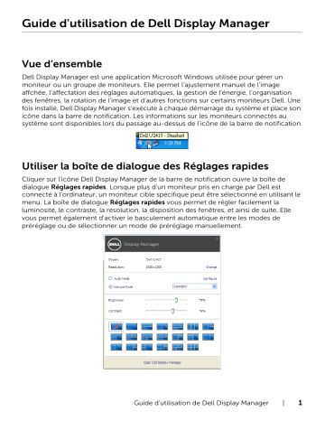 Dell U2415 electronics accessory Manuel utilisateur | Fixfr