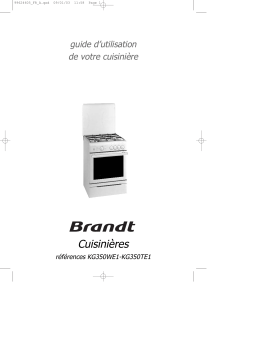 Brandt KG350WE1 Manuel utilisateur