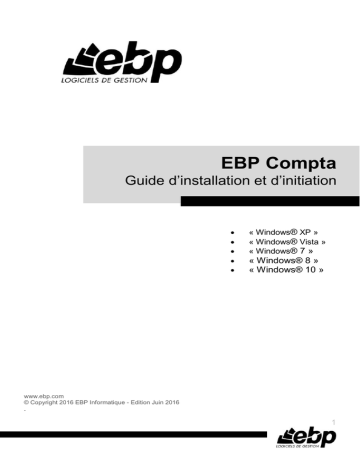 Compta 2016 | Mode d'emploi | EBP Compta 2017 Manuel utilisateur | Fixfr