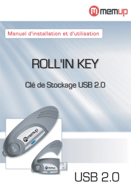 MEMUP ROLL IN KEY Manuel utilisateur